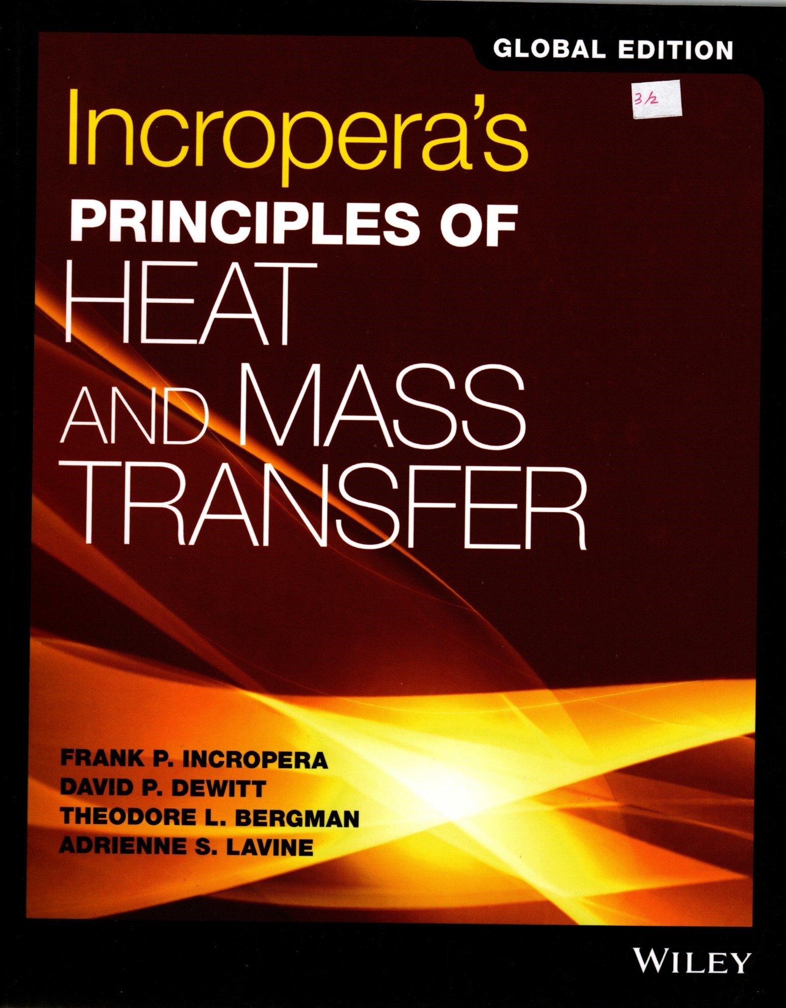 INCROPERA'S PRINCIPLES OF HEAT AND MASS TRANSFER